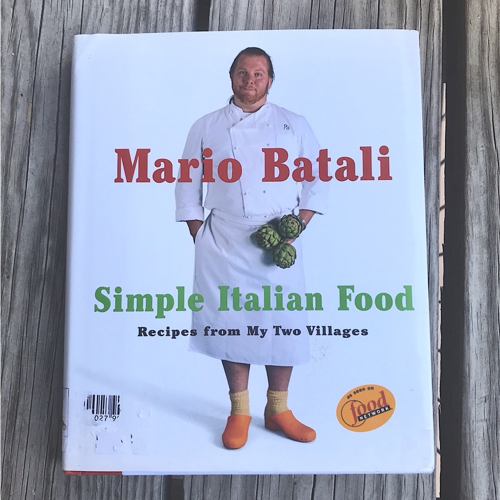Food Network Mario Batali Simple Italian Food Hardcover Book